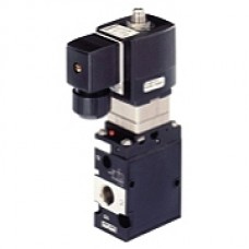 3/2-way Solenoid Valve  for pneumatics, servo-assisted  